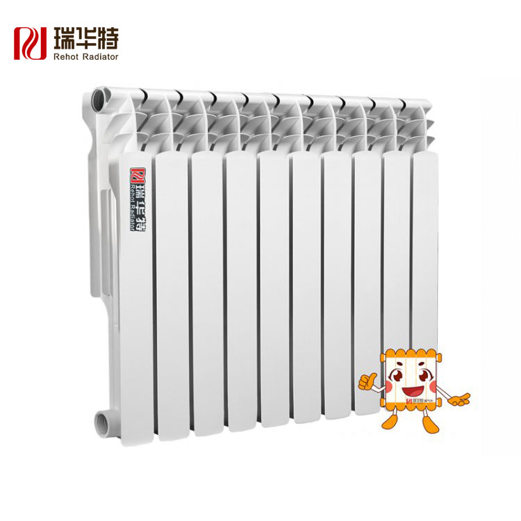 雙金屬壓鑄復(fù)合暖氣片加工廠型號UR7006-800雙水道壓鑄暖氣片